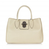 Geanta dama din piele naturala DiAmanti Beatrix Beige